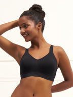 Padded All Day Bra - Lightly Padded Wireless T Shirt Bra with Full Coverage
