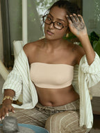 Bandeau - No Slip Non-Padded Wireless Seamless Tube Bra