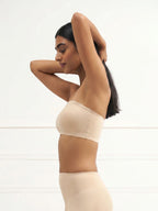 Bandeau - No Slip Non-Padded Wireless Seamless Tube Bra.