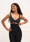 High Waist Tummy Tucker Shorts - Black