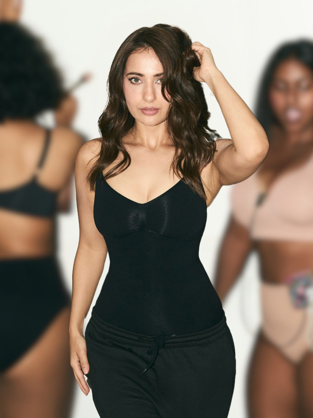 Mid Thigh Bodysuit Bodysuit UNDERNEAT Black XS-S