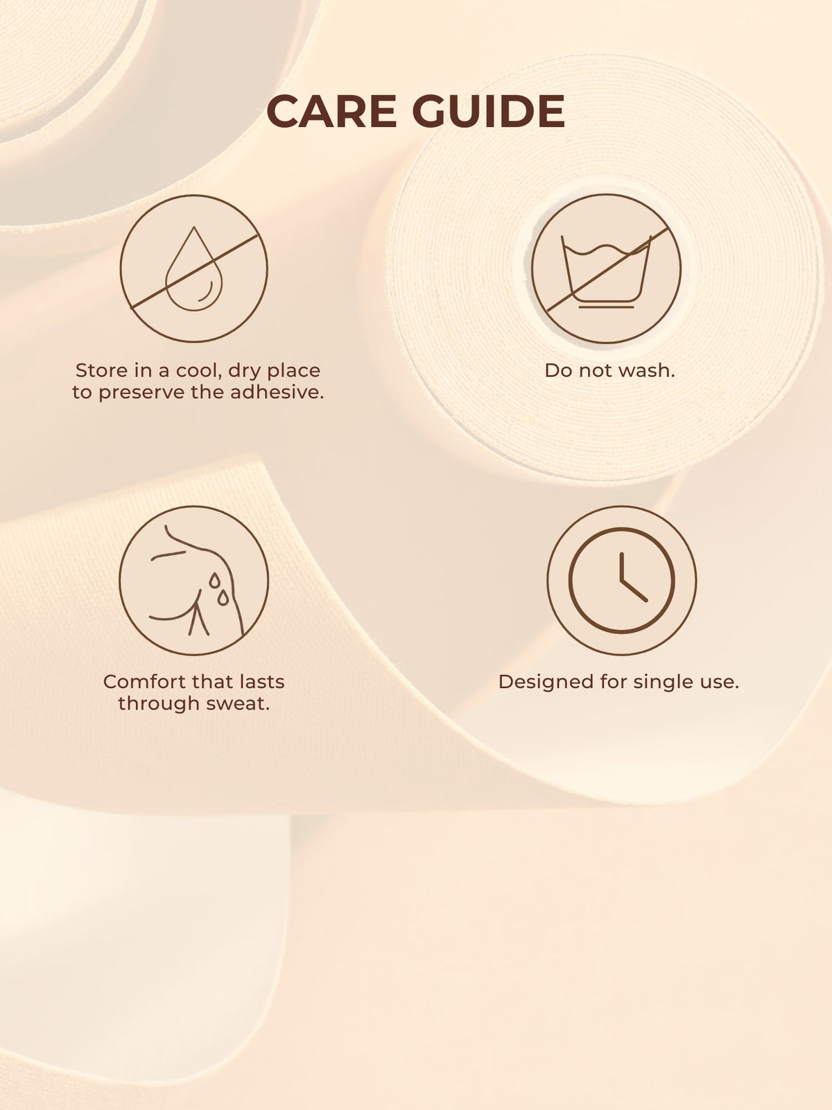 Body Tape for Women for a Natural Lift and Support