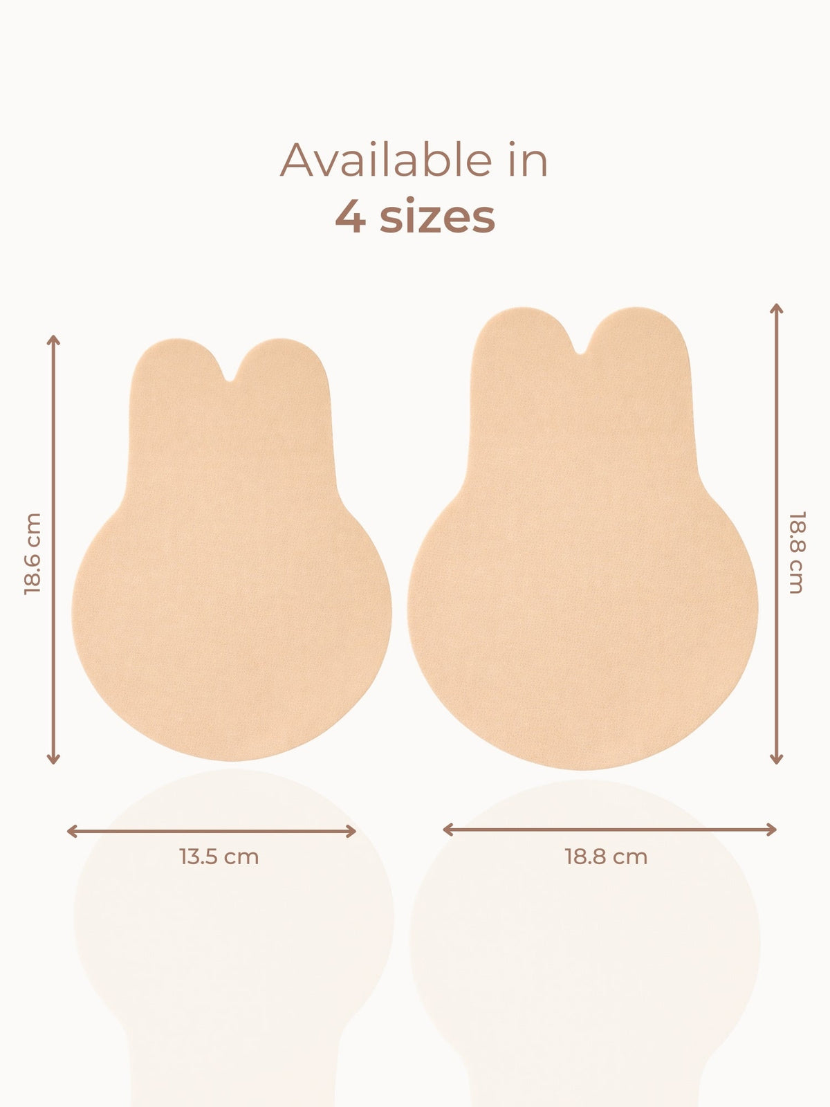 Reusable Bunny Lift Covers – Anti Sweat, Medical-Grade Adhesive, Discreet Bust Lift & Shaping - Pack of 3