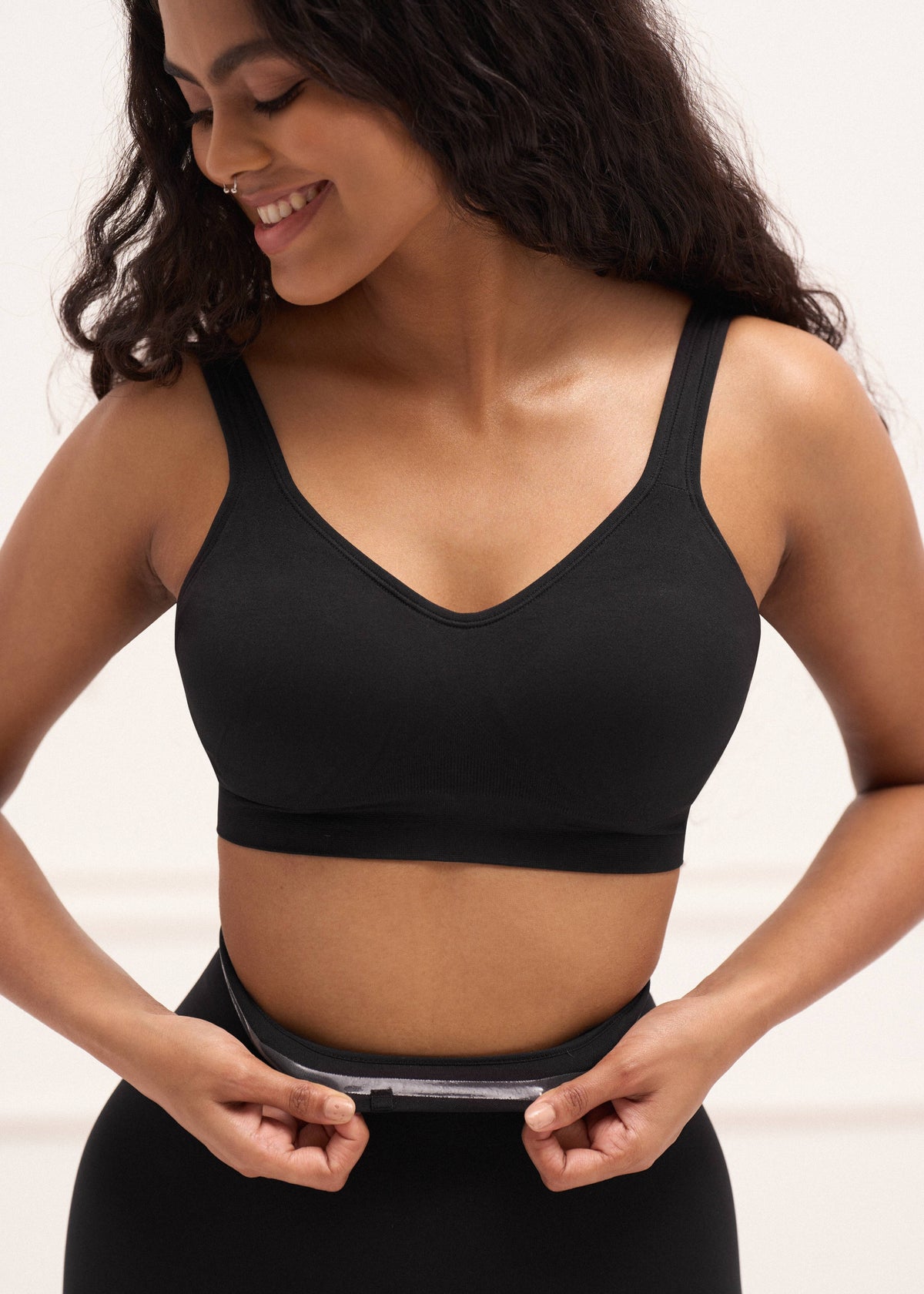 High Waist Tummy Tucker Shorts - Black