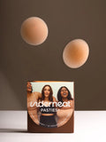 Reusable Adhesive Nipple Pasties – Medical Grade Silicone, Water Resistant, Perforated, Matte Finish Accessories UNDERNEAT Beige A