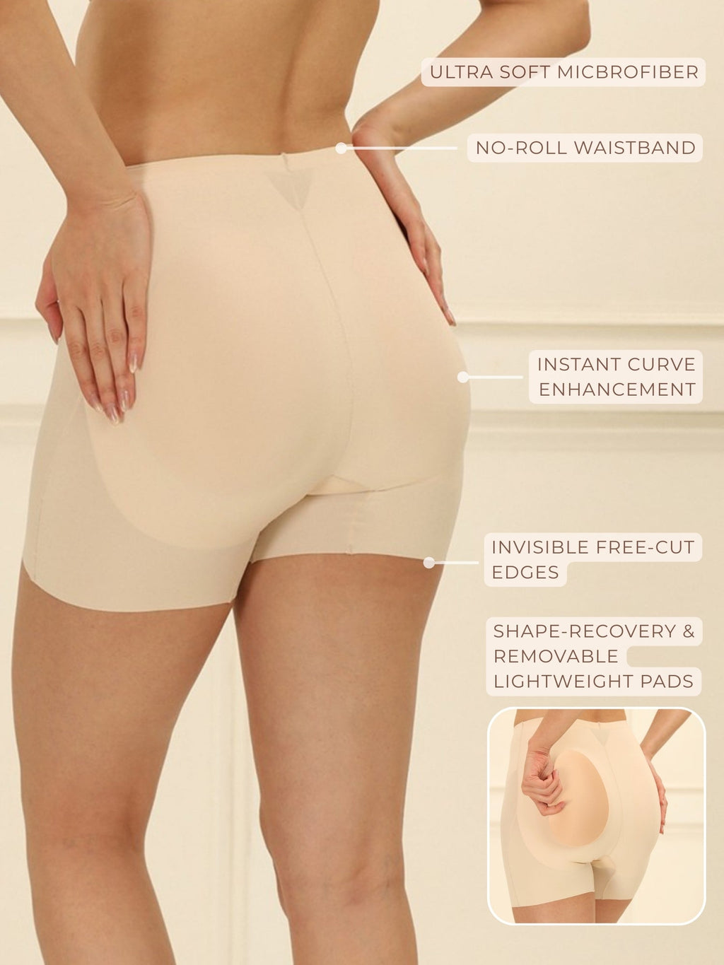 Butt Padded Shorts 2.0