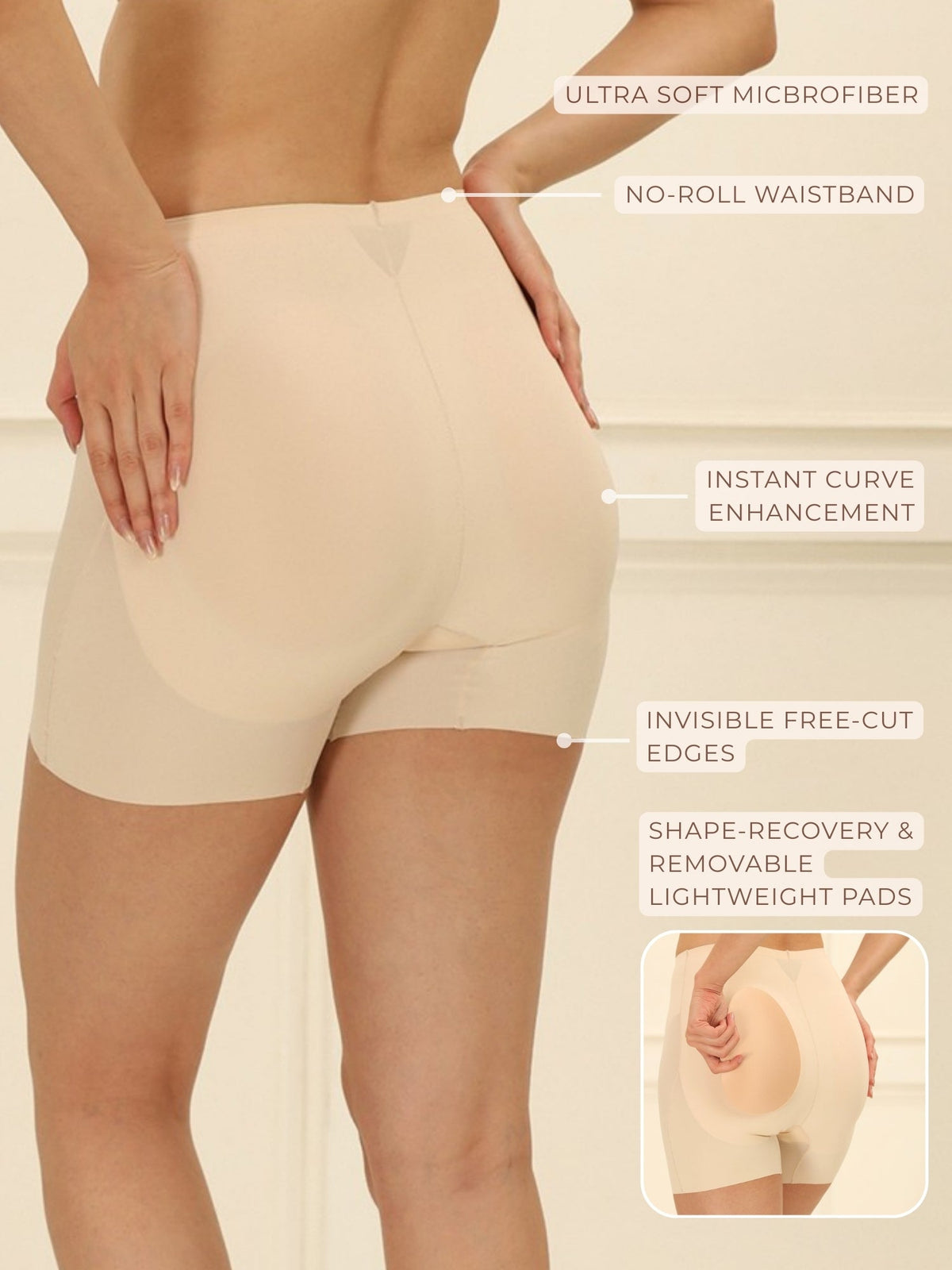 Butt Padded Shorts 2.0