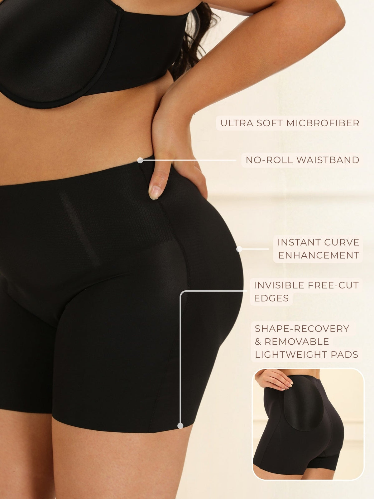 Butt Padded Shorts 2.0
