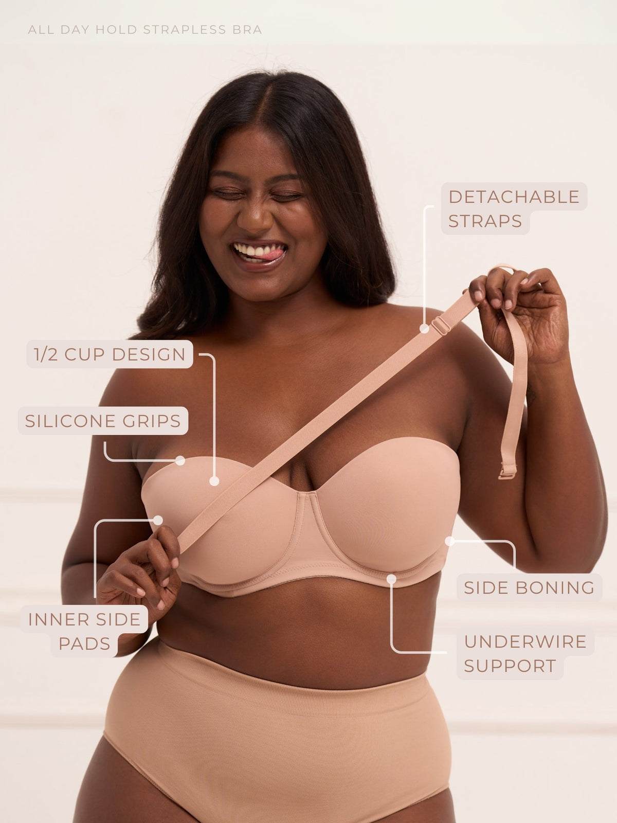 All Day Hold Strapless Bra