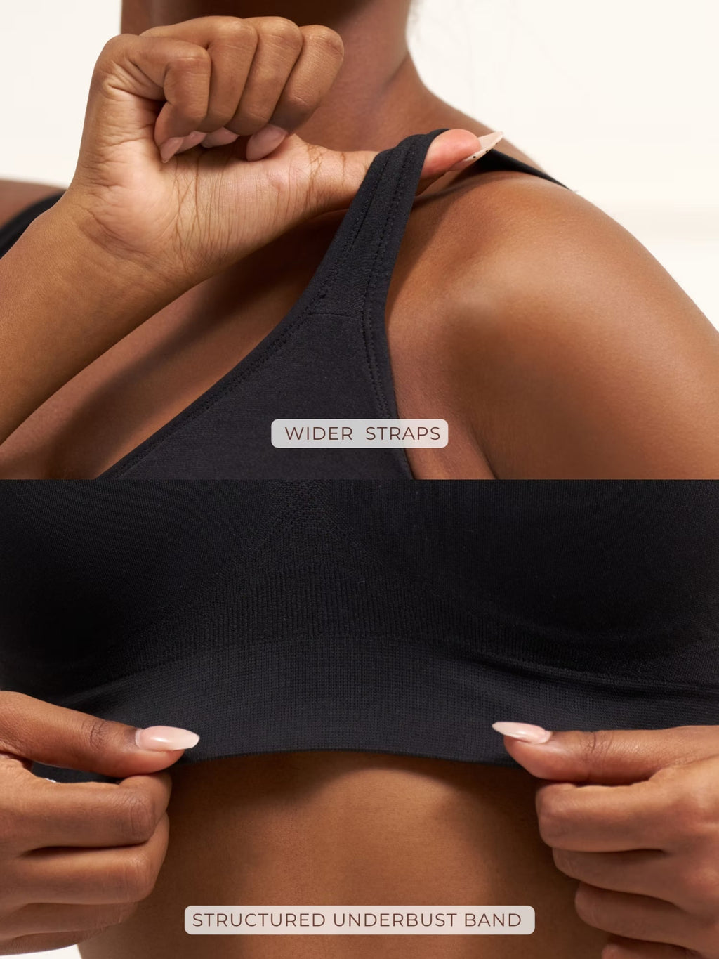 Padded All Day Bra - Lightly Padded Wireless T Shirt Bra with Full Coverage