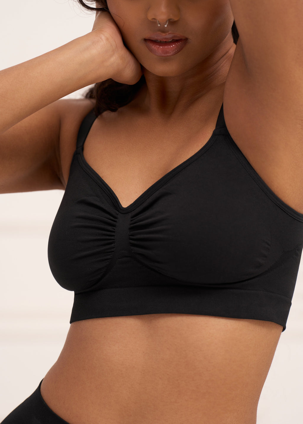 Wireless Shaping Bra - Seamless Non-Padded Wireless T Shirt Bra with Full Coverage
