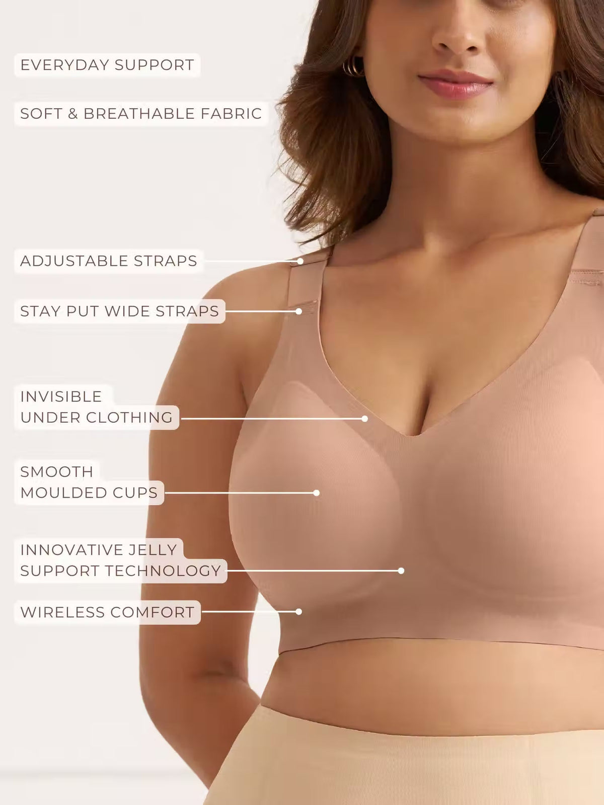 Everyday Support Jelly Bra