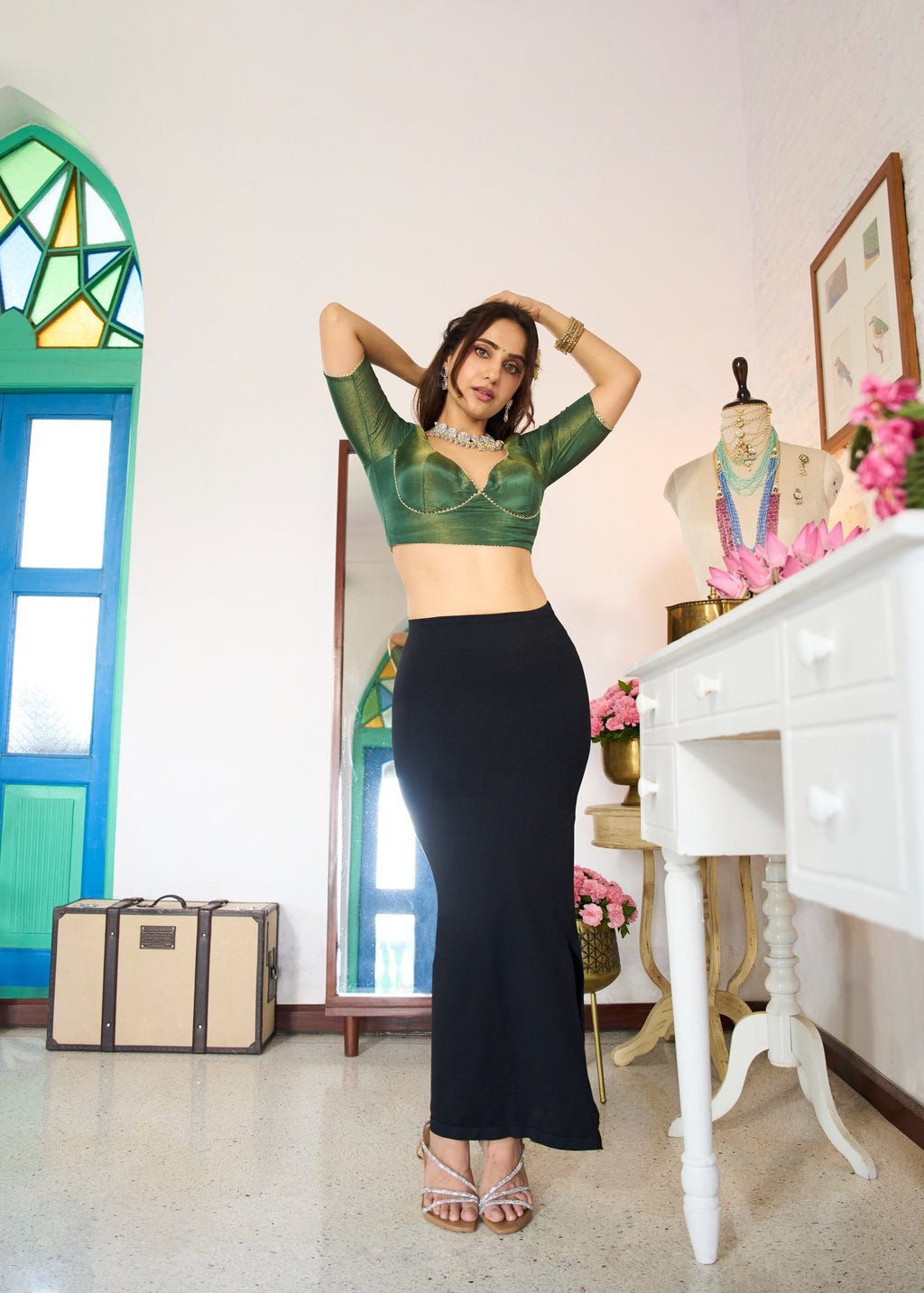Saree Shapewear Combo pack Bodysuit UNDERNEAT Black S