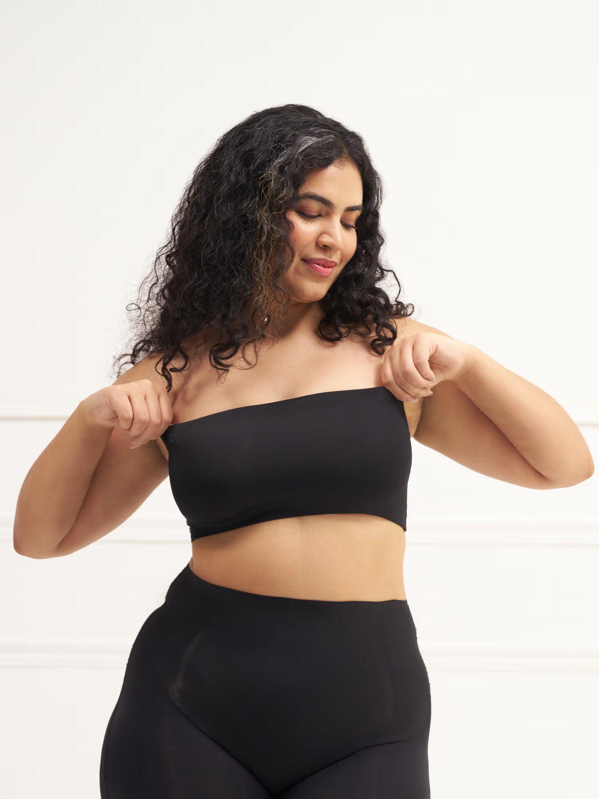 Bandeau - No Slip Non-Padded Wireless Seamless Tube Bra.