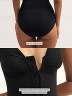 Front Zip Brief Bodysuit